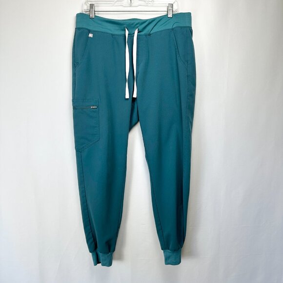 Figs Pants - FIGS Technical Collection Dark Teal Jogger Scrub Pants Women’s Large Medical